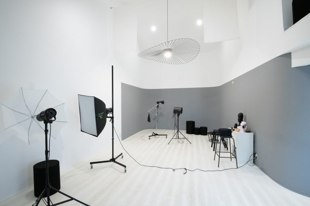 intérieur d'un studio de photographie Nantes
